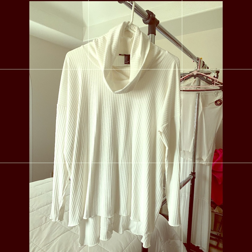 Light long sleeve loose turtleneck too